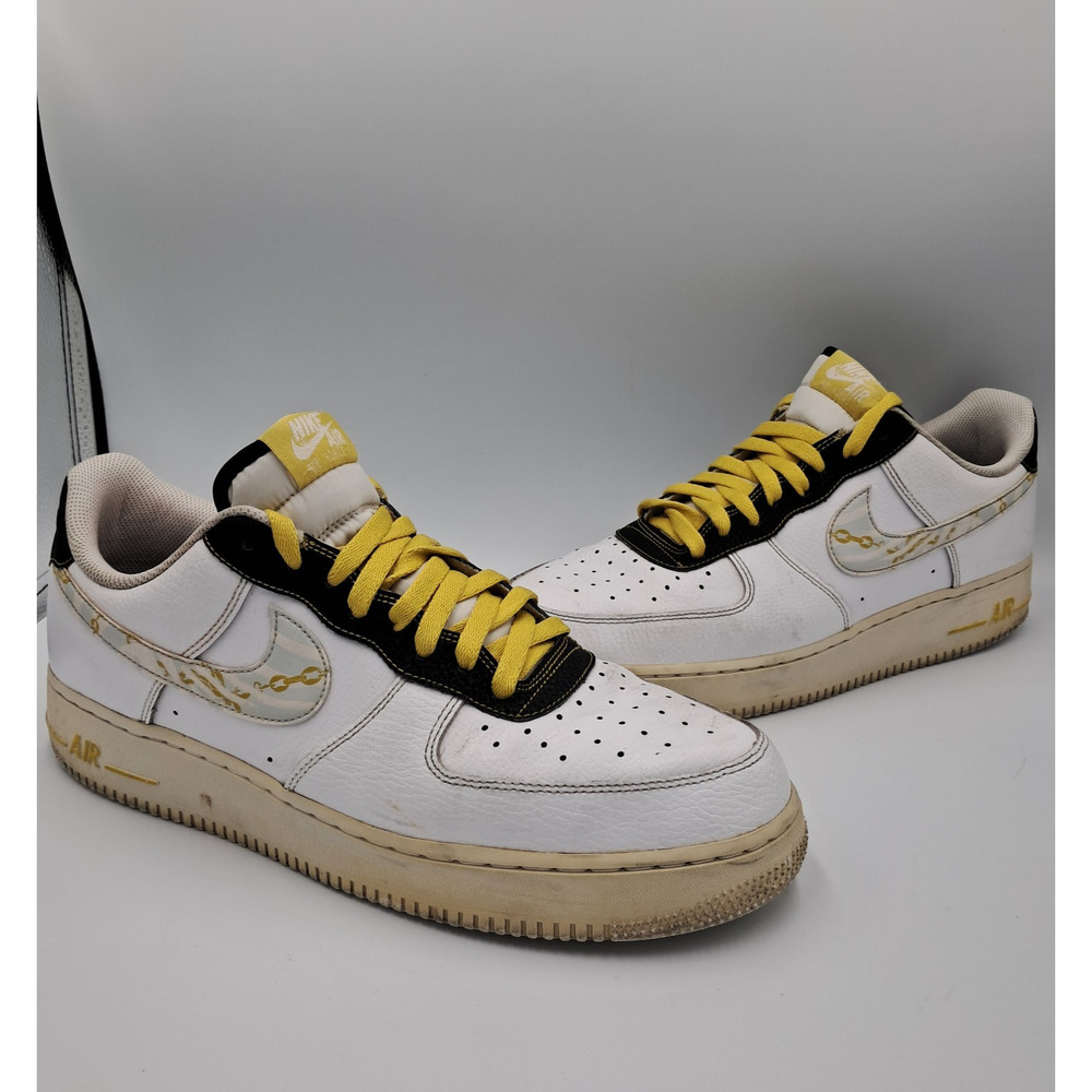 Size 11 - Nike Air Force 1 Low Gold Link Zebra - DH5284-100 RETAIL $700